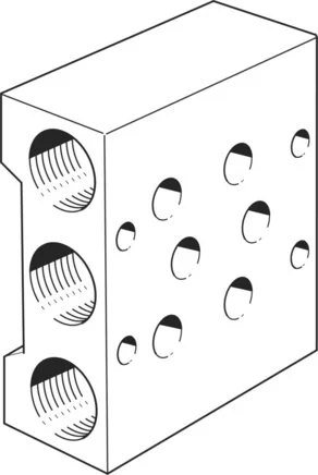 Festo - PRS-1/8-2-B-11898 - Connection Block