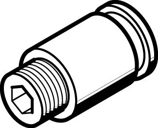Festo - QB-10-32-UNF-3/16-I-U-572313 - Push-In Fitting
