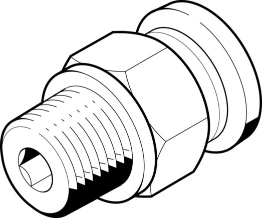 Festo - QB-M5-5/32-U-M-533210 - Push-In Fitting