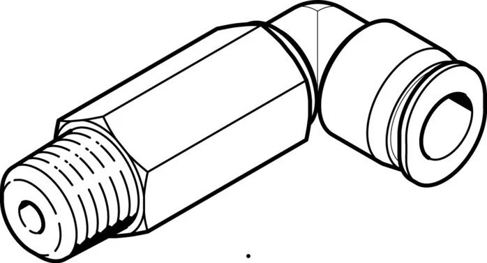 Festo - QBMLL-1/8-1/4-U-573065 - L Long Push-In Fitting