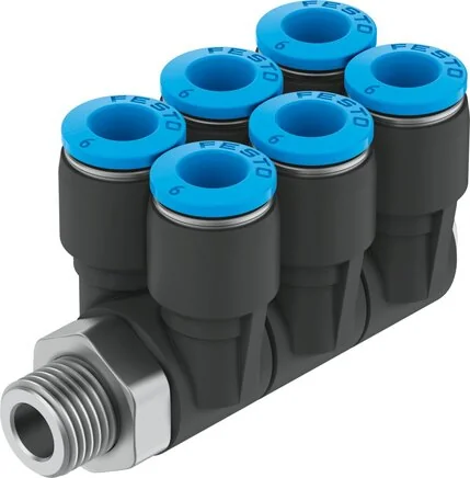 Festo - QSLV6-1/4-1/4-U-190805 - Multiple Distributor