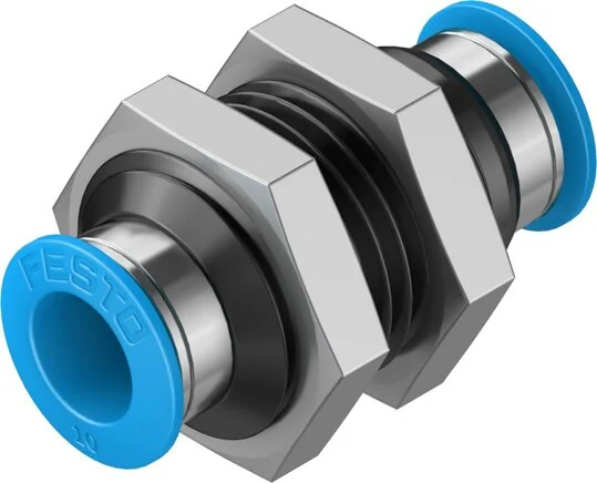 Festo - QSS-10-50-130791 - Bulkhead Push-In Fitting