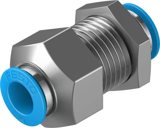 Festo - QSS-10-F-130643 - Bulkhead Push-In Fitting