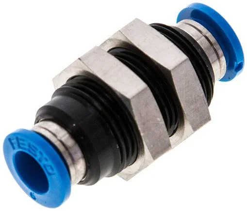 Festo - QSS-6-153158 - Bulkhead Push-In Fitting