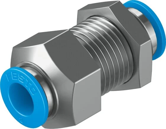 Festo - QSS-8-F-130642 - Bulkhead Push-In Fitting