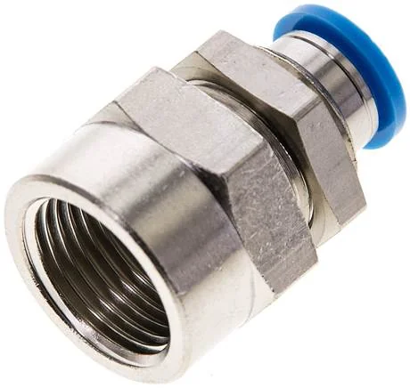 Festo - QSSF-3/8-8-B-153167 - Bulkhead Push-In Fitting