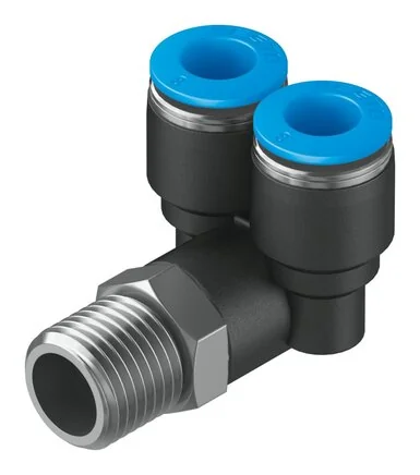 Festo - QSYL-1/4-8-153176 - Y Push-In Fitting