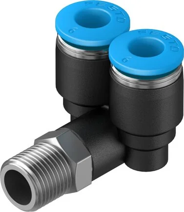 Festo - QSYL-1/8-6-153173 - Y Push-In Fitting
