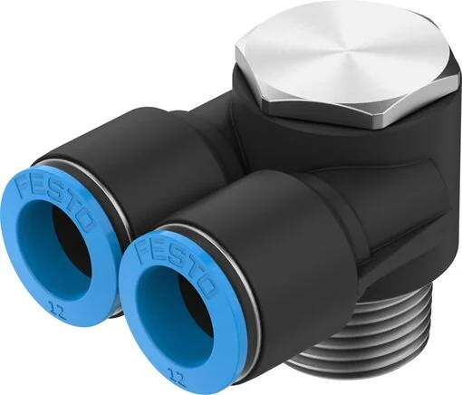 Festo - QSYLV-1/2-12-153195 - Y Push-In Fitting