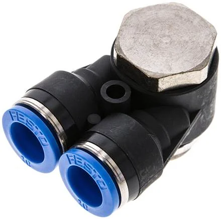 Festo - QSYLV-G3/8-10-186211 - Y Push-In Fitting