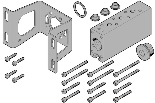 Festo - VABM-B10-30-G34-3-P53-E-8026357 - P Connection Strip