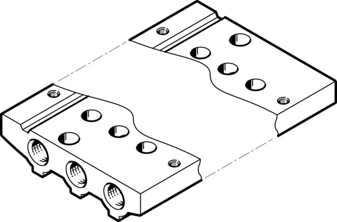 Festo - VABM-L1-10AS-M5-4-566524 - Connection Strip