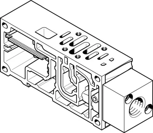 Festo - VABV-S6-1Q-N12-556988 - Manifold Plate