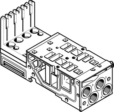 Festo - VMPA2-AP-2-1-EMS-4-546803 - Connection Plate