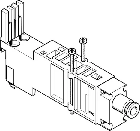 Festo - VMPA2-VSP-QS10-8029489 - Vertical Supply Plate