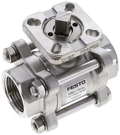 Festo - VZBA-1"-GG-63-T-22-F0405-V4V4T-1686640 - Ball Valve