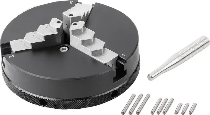 Norelem - 33226-100 - Precision Three-Jaw Chuck