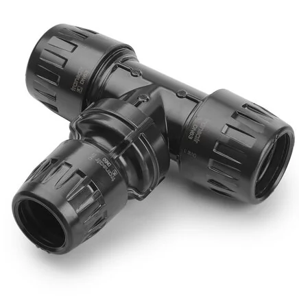 Parker - 6604 63 50 - 2-1/2 inches (63mm) to 2 inches (50mm) Reducing Te