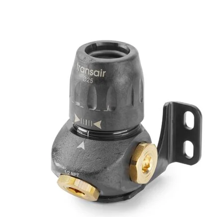 Parker - 6695 25 21 - 3 Port Wall Bracket G1/2 D25
