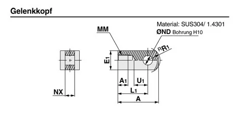 SMC - I-G03SUS - Articulated Head