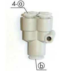 SMC - KGUD06-08 - Y-4-Way Manifold with Du