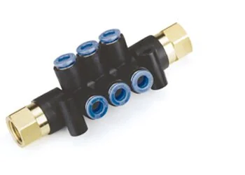 SMC - KM12-06-02-6 - Push-In Manifold Strip