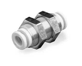 SMC - KQE23-00 - Bulkhead Push-In Fitting