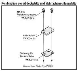 SMC - VK300-42-1A - Blind Plate
