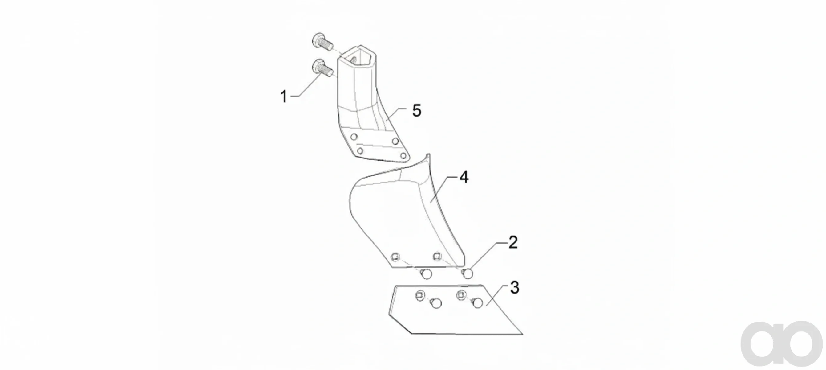Lemken-3470620 - Mouldboard