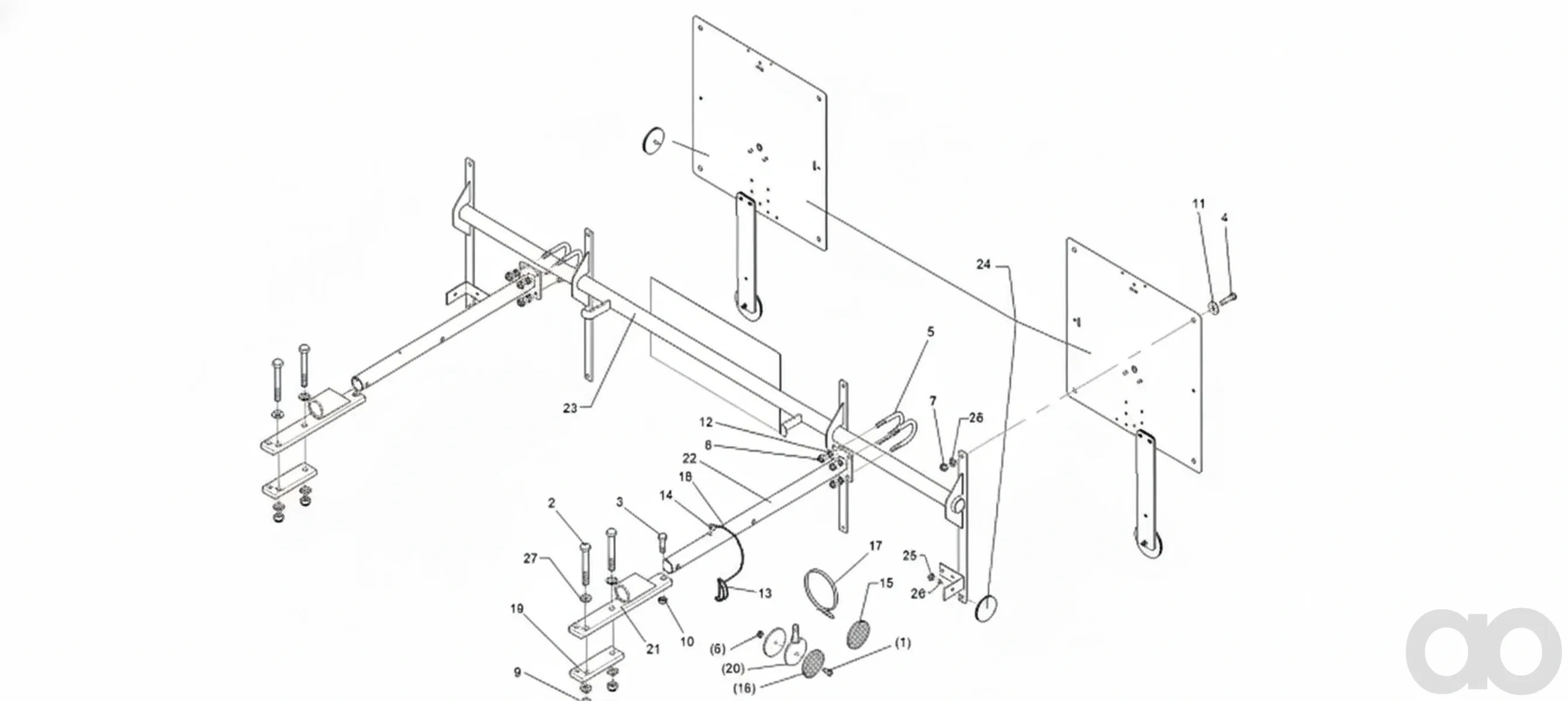 Lemken-4591071 - Clamp plate