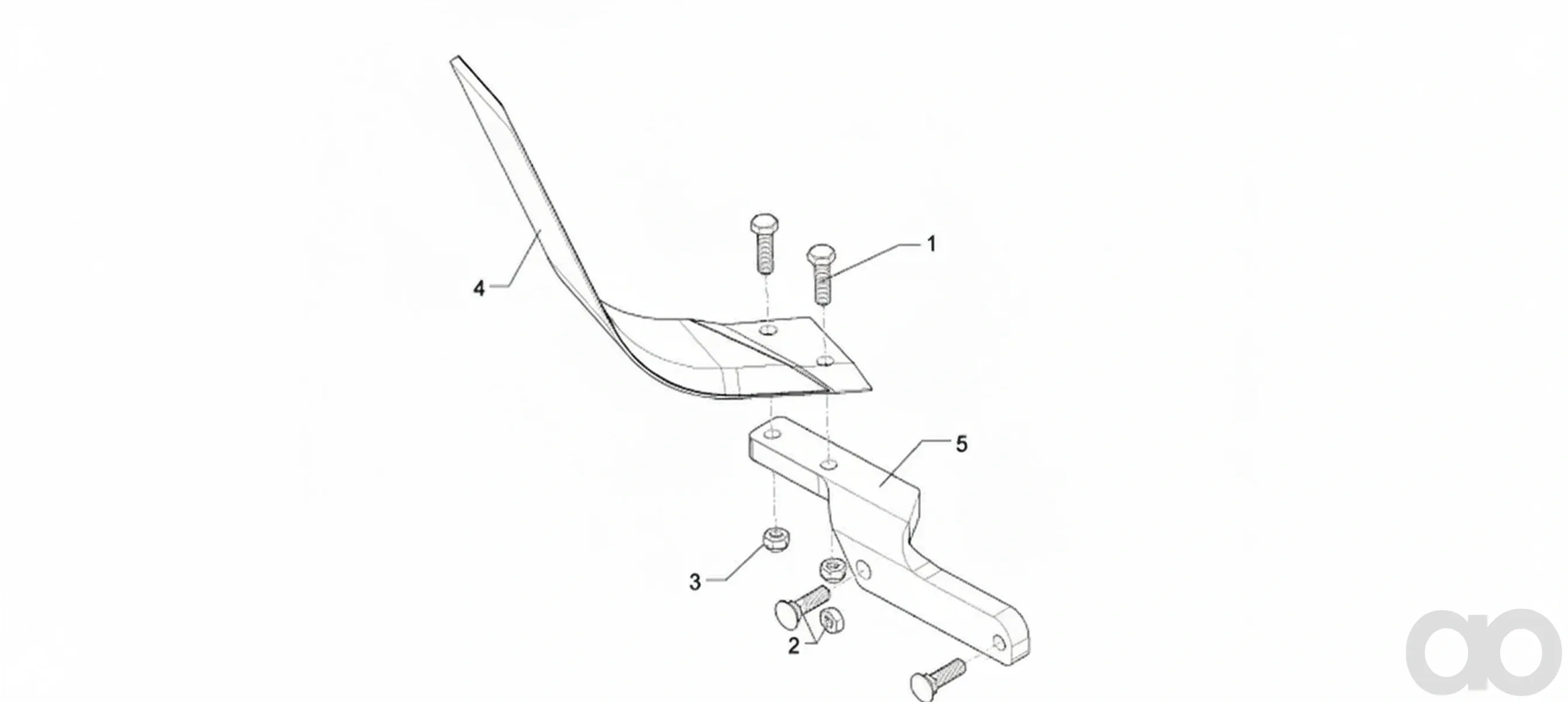 Lemken-6572961 - Knife for wide furrows