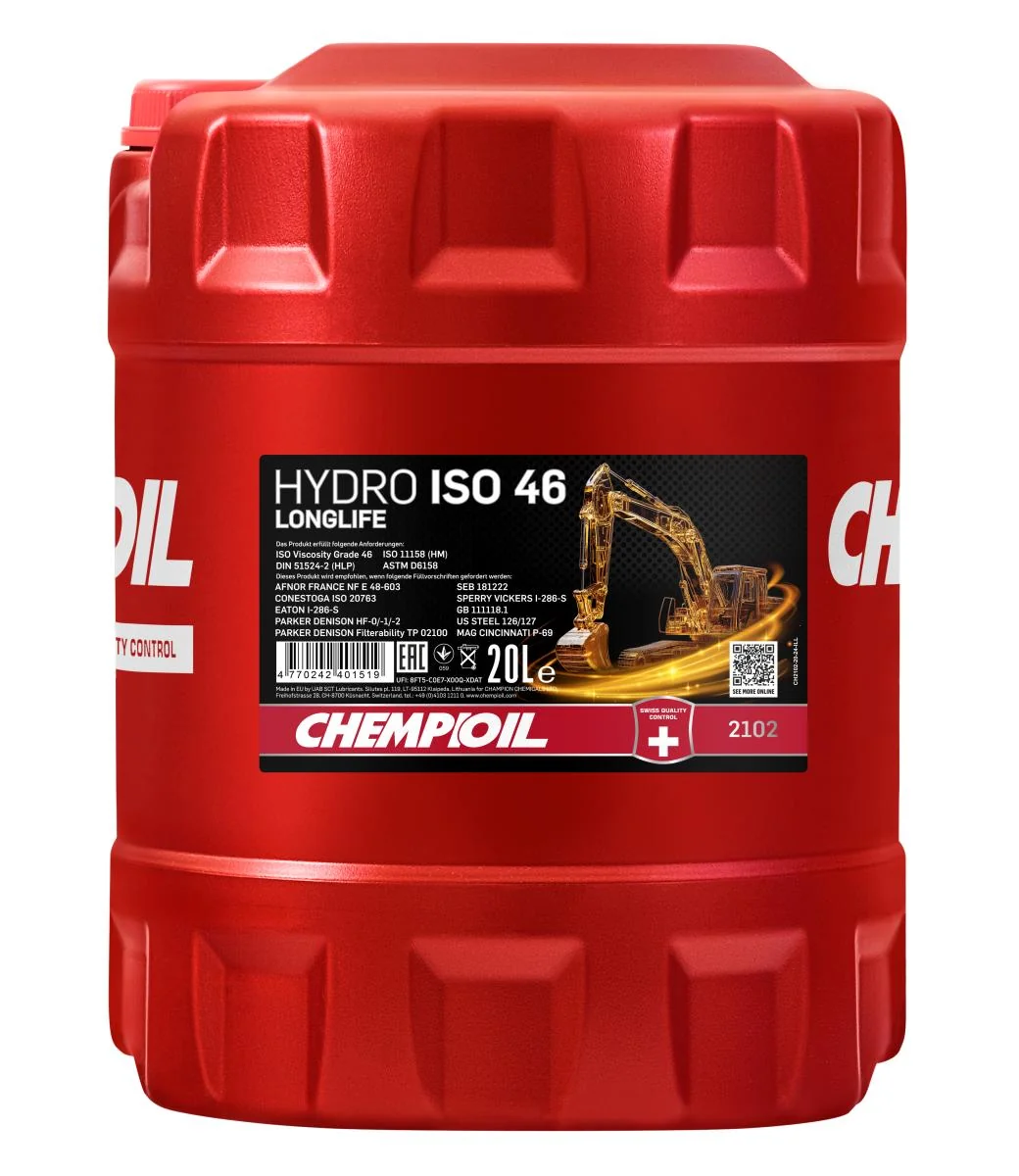 CHEMPIOIL - CH210220 - Hydro ISO 46 LONGLIFE 20L