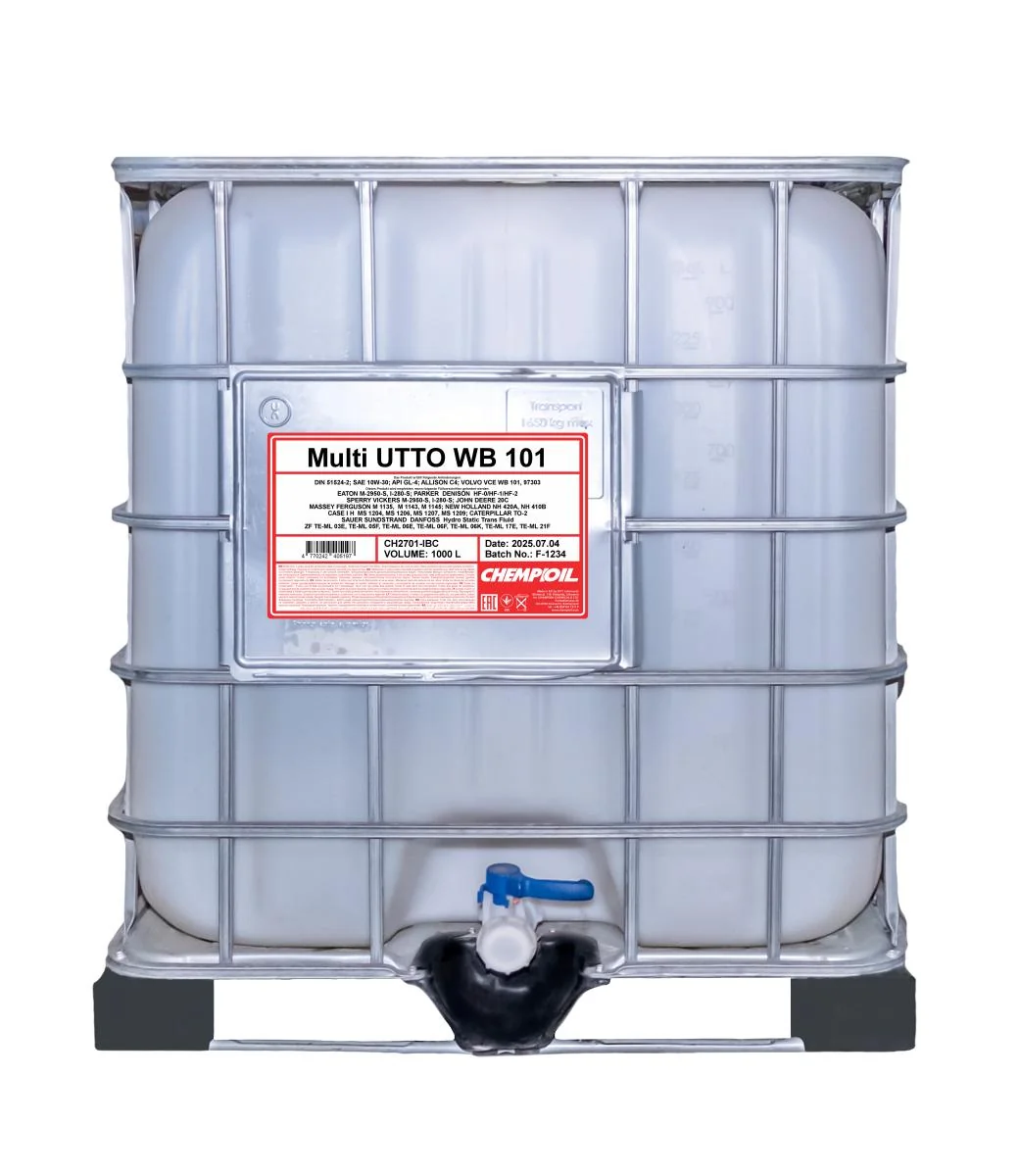 CHEMPIOIL - CH2701IBC - Multi UTTO WB 101 1000L