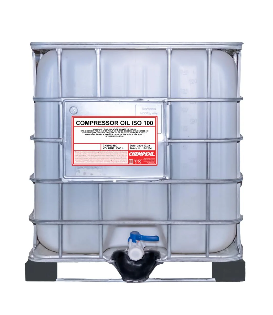 CHEMPIOIL - CH2902IBC - Compressor Oil ISO 100 1000L