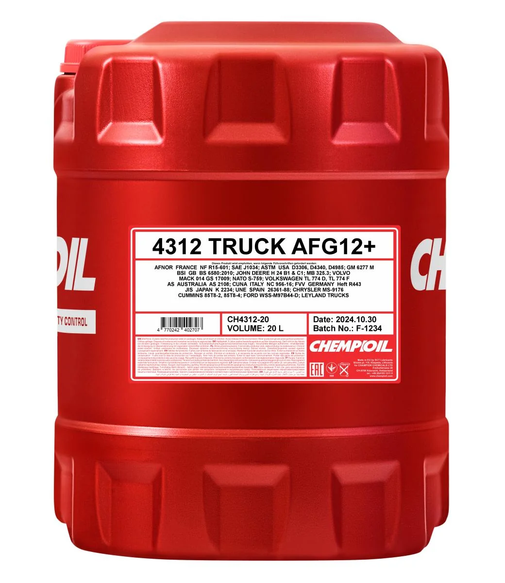 CHEMPIOIL - CH431220 - Truck AFG 12+ 20L