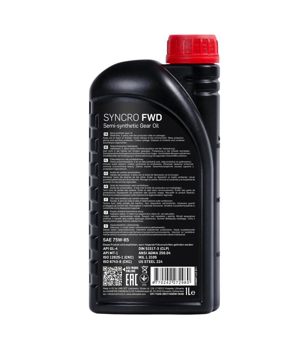 CHEMPIOIL - CH88071 - FWD 75W-85 1L