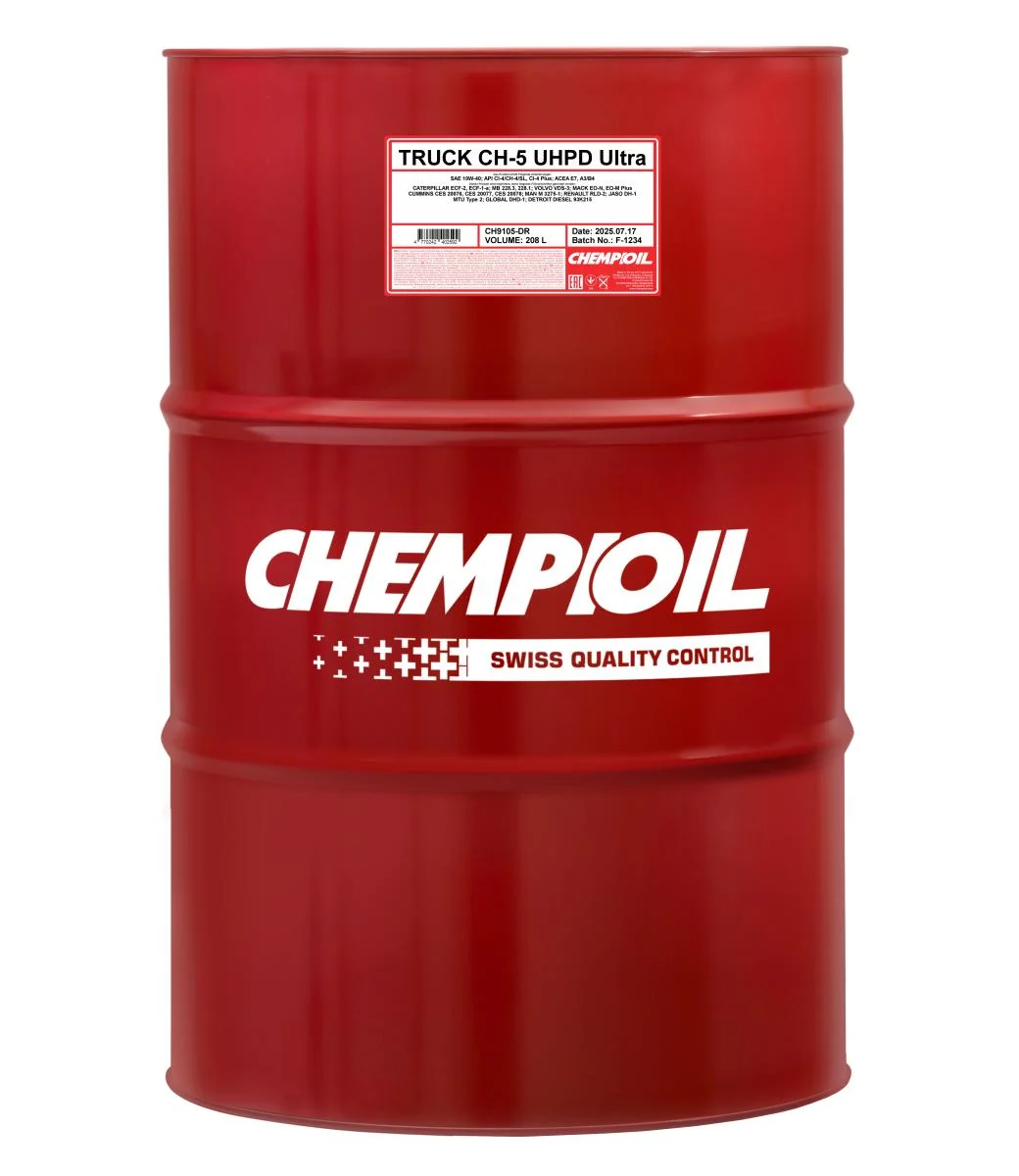 CHEMPIOIL - CH9105DR - CH-5 Truck Ultra UHPD 10W-40 208L