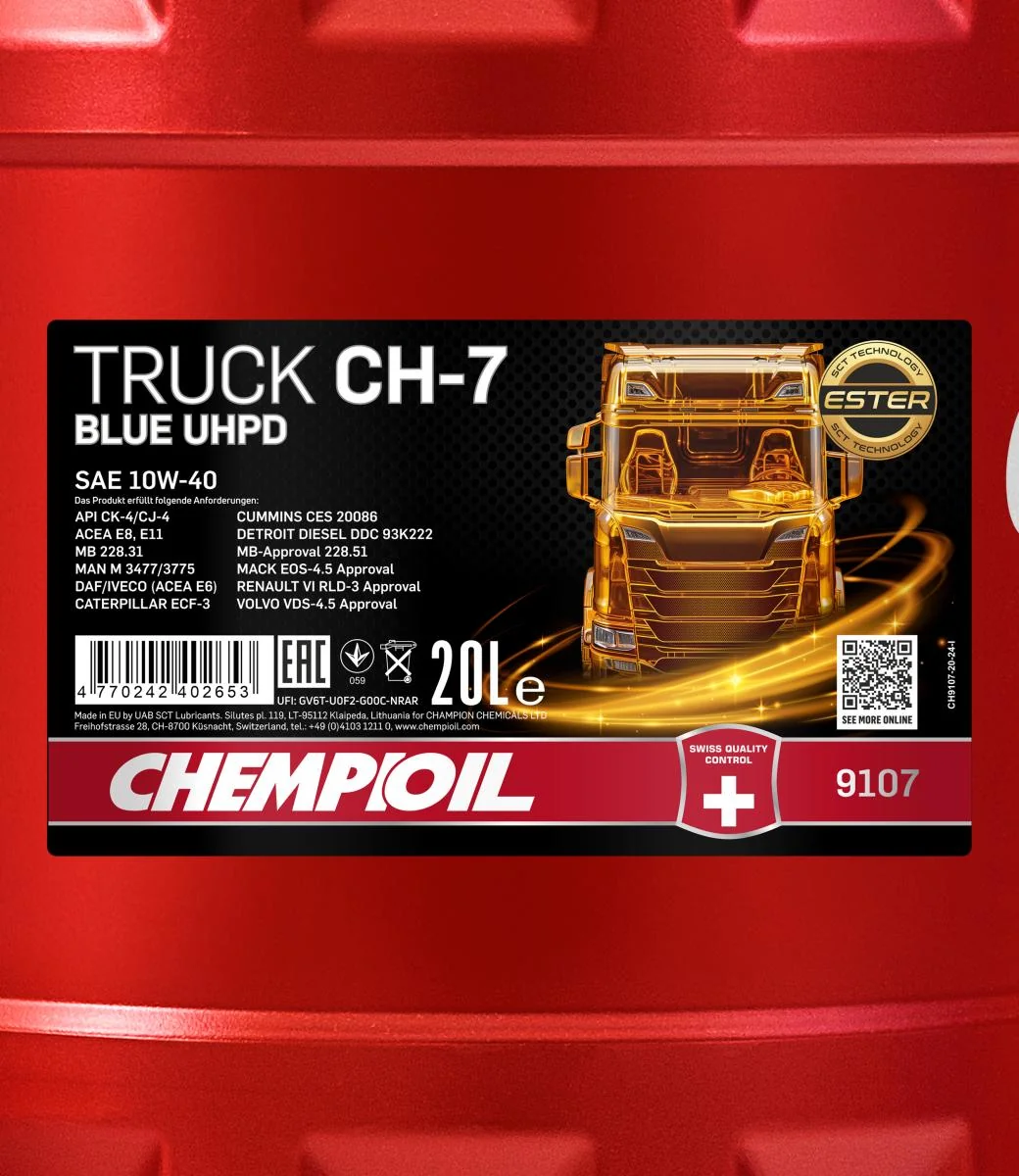 CHEMPIOIL - CH910720 - CH-7 Truck Blue 10W-40 20L