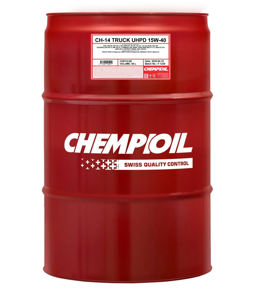 CHEMPIOIL - CH911460 - CH-14 Truck UHPD 15W-40 60L