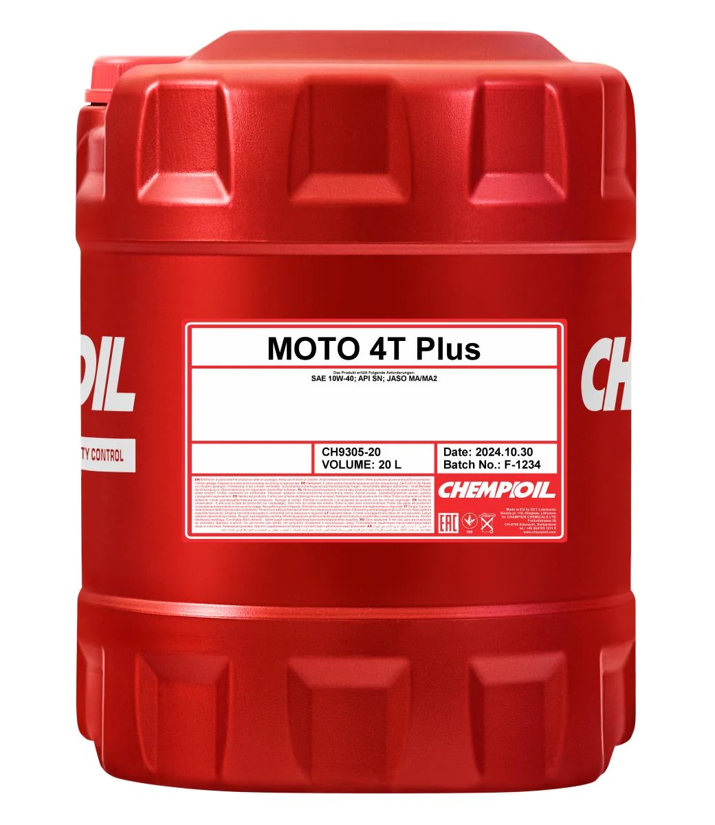 CHEMPIOIL - CH930520 - Moto 4T Plus 20L