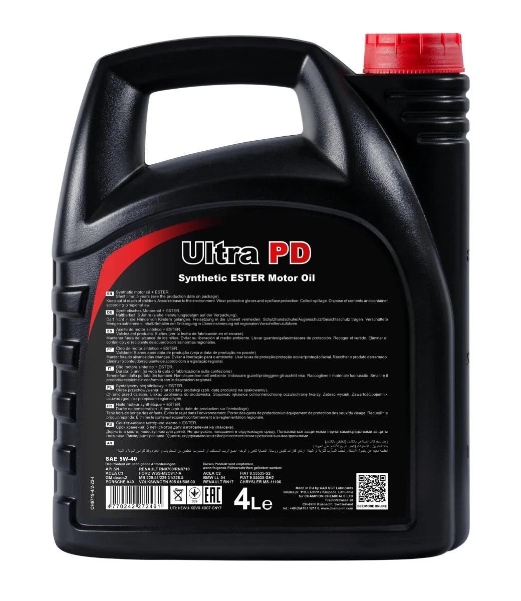 CHEMPIOIL - CH97194 - Ultra PD 5W-40 4L