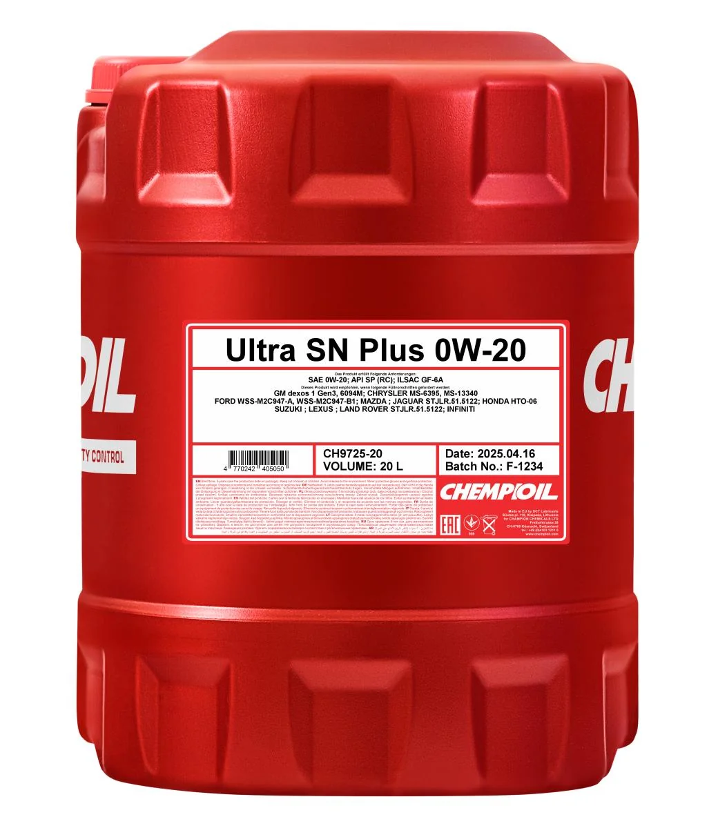 CHEMPIOIL - CH972520 - Ultra SN Plus 0W-20 20L