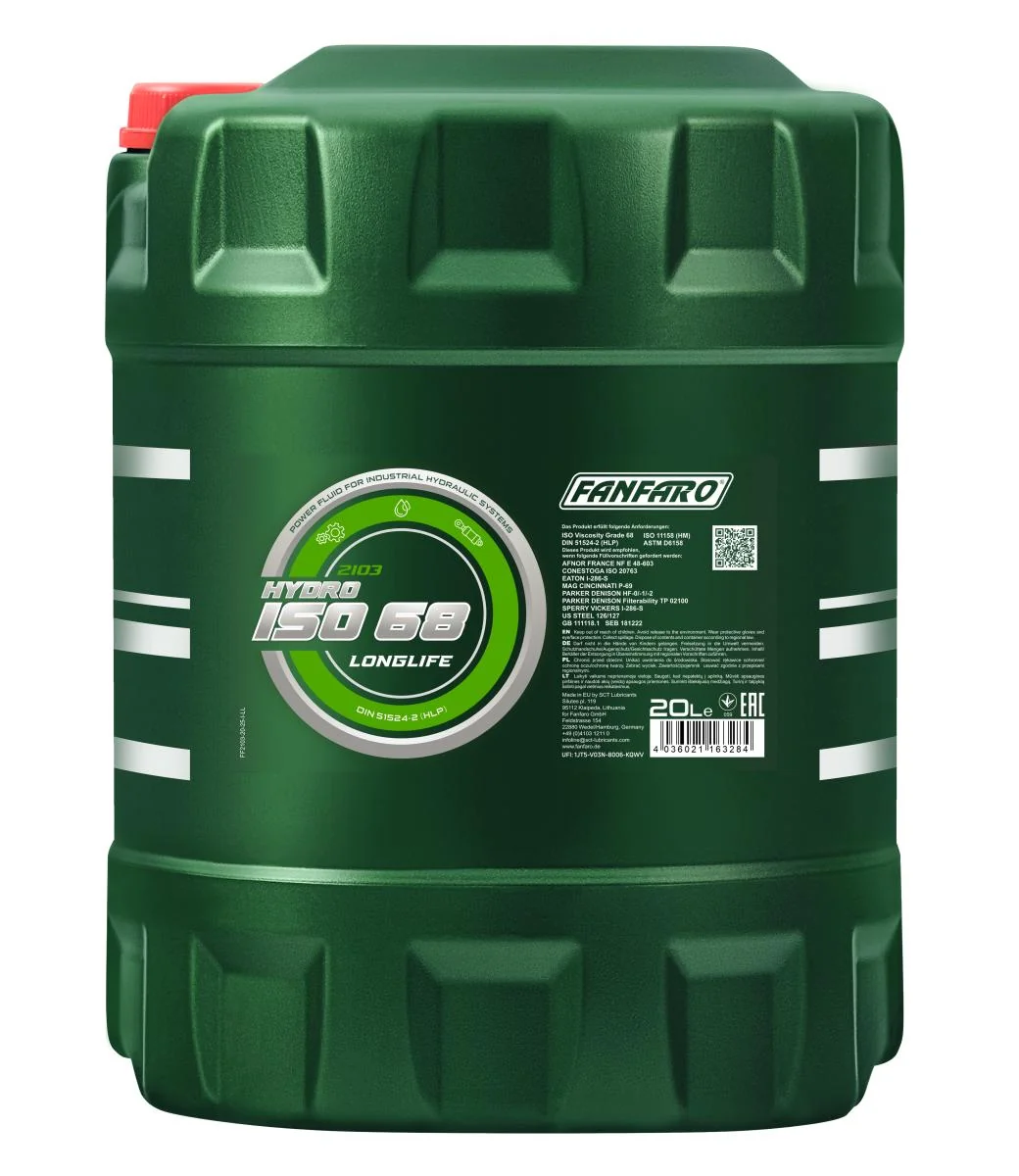 FANFARO - FF210320 - Hydro ISO 68 LONGLIFE 20L