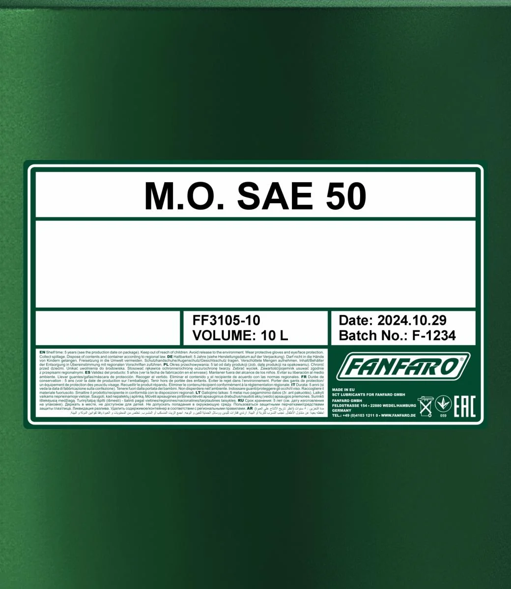 FANFARO - FF310510 - M.O. SAE 50 10L