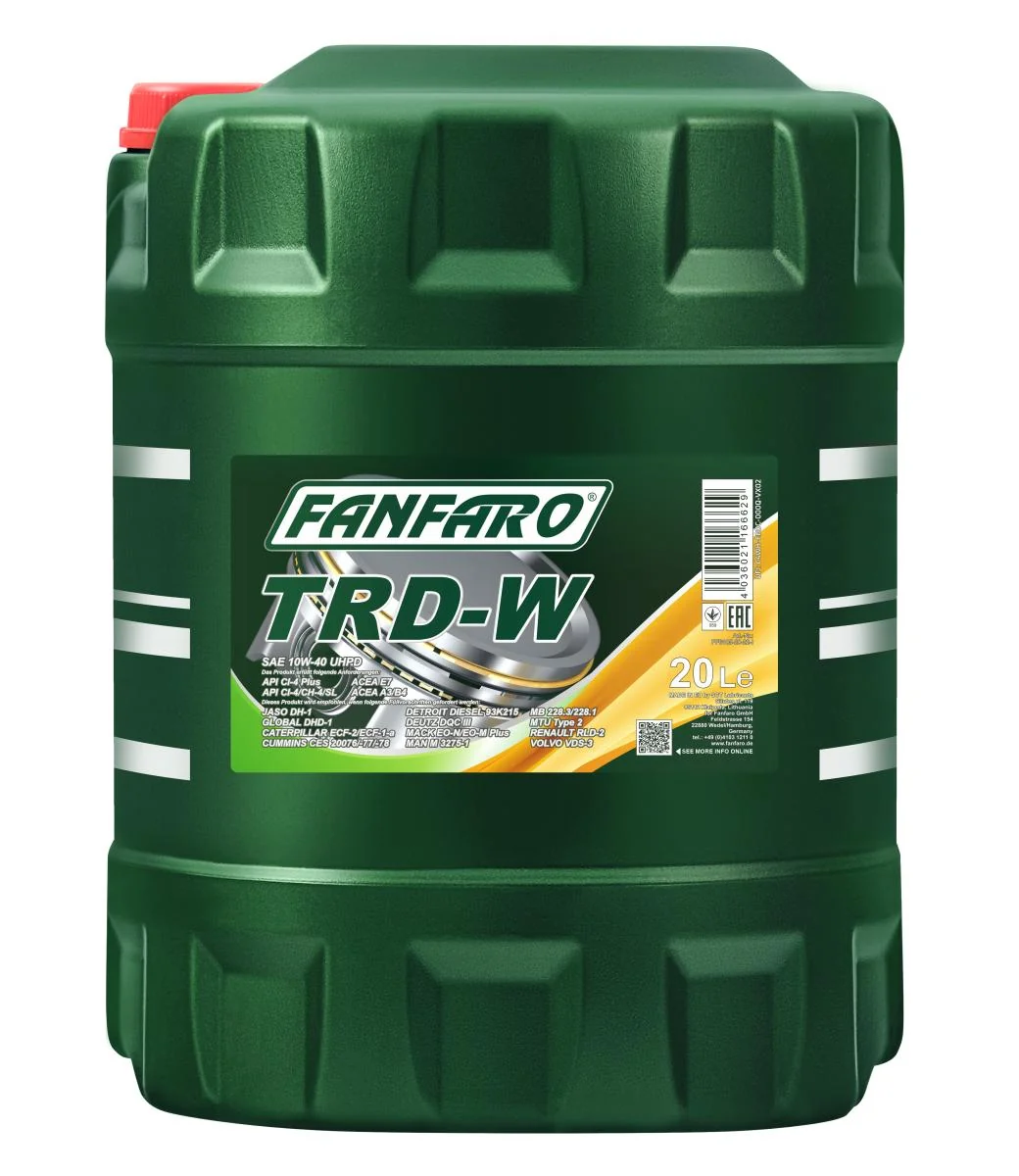 FANFARO - FF610520 - TRD-W UHPD 10W-40 20L