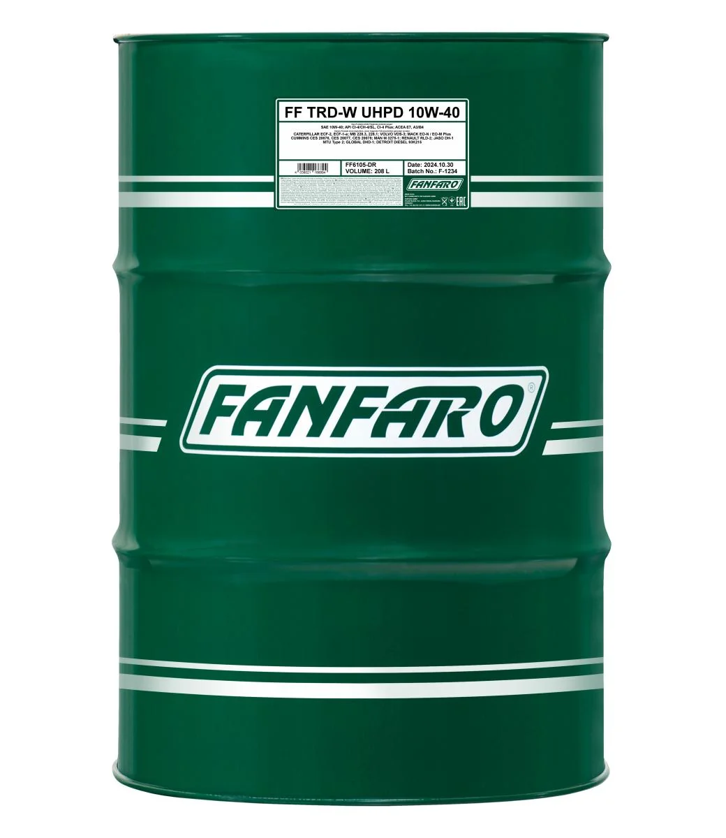 FANFARO - FF6105DR - TRD-W UHPD 10W-40 208L