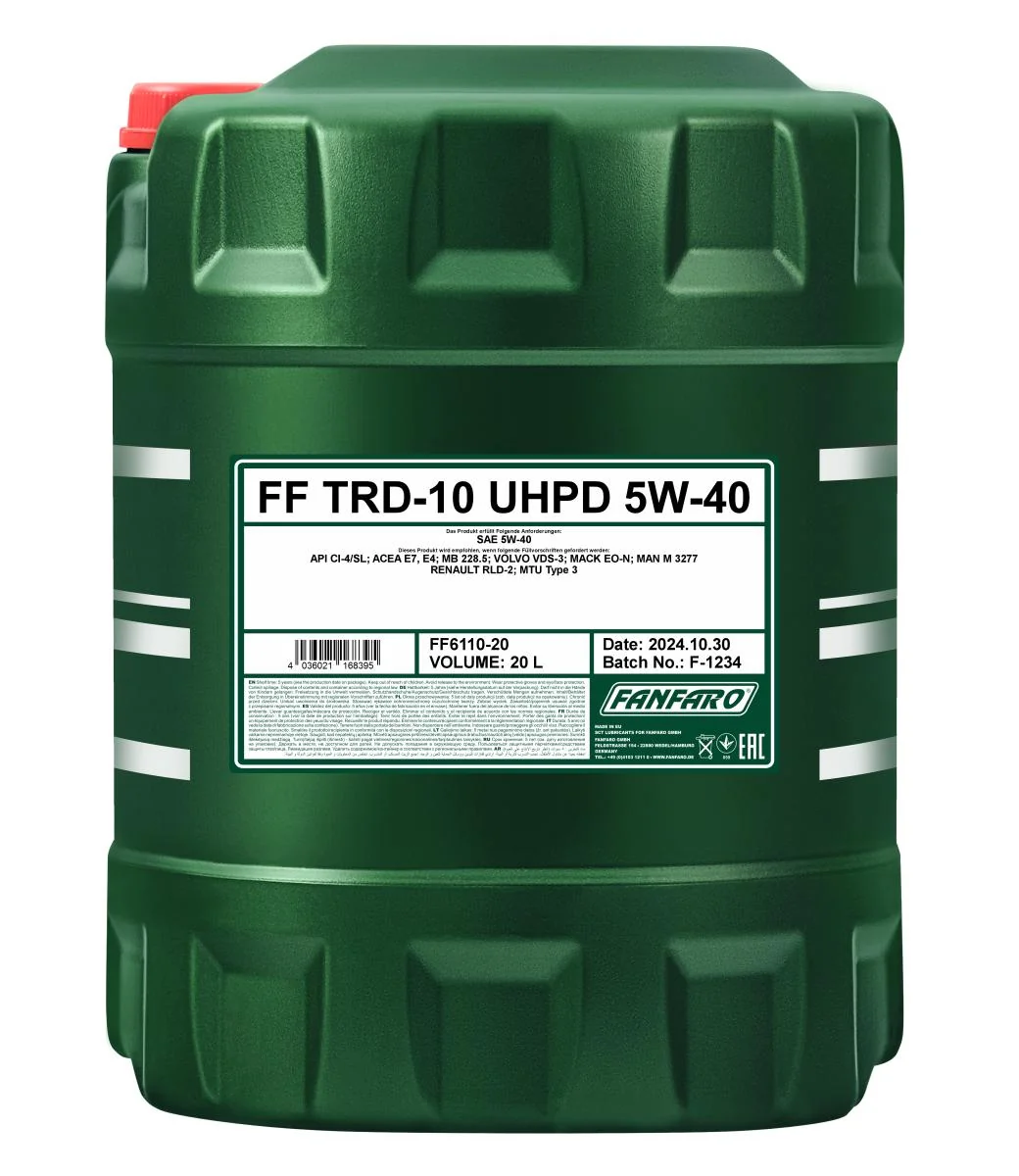 FANFARO - FF611020 - TRD-10 UHPD 5W-40 20L