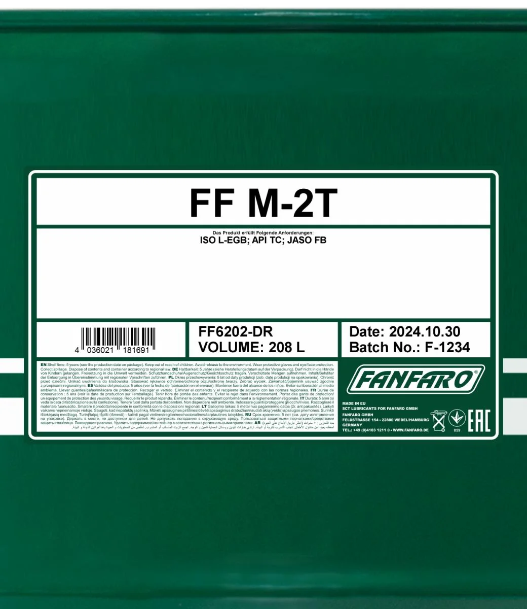 FANFARO - FF6202DR - M-2T 208L