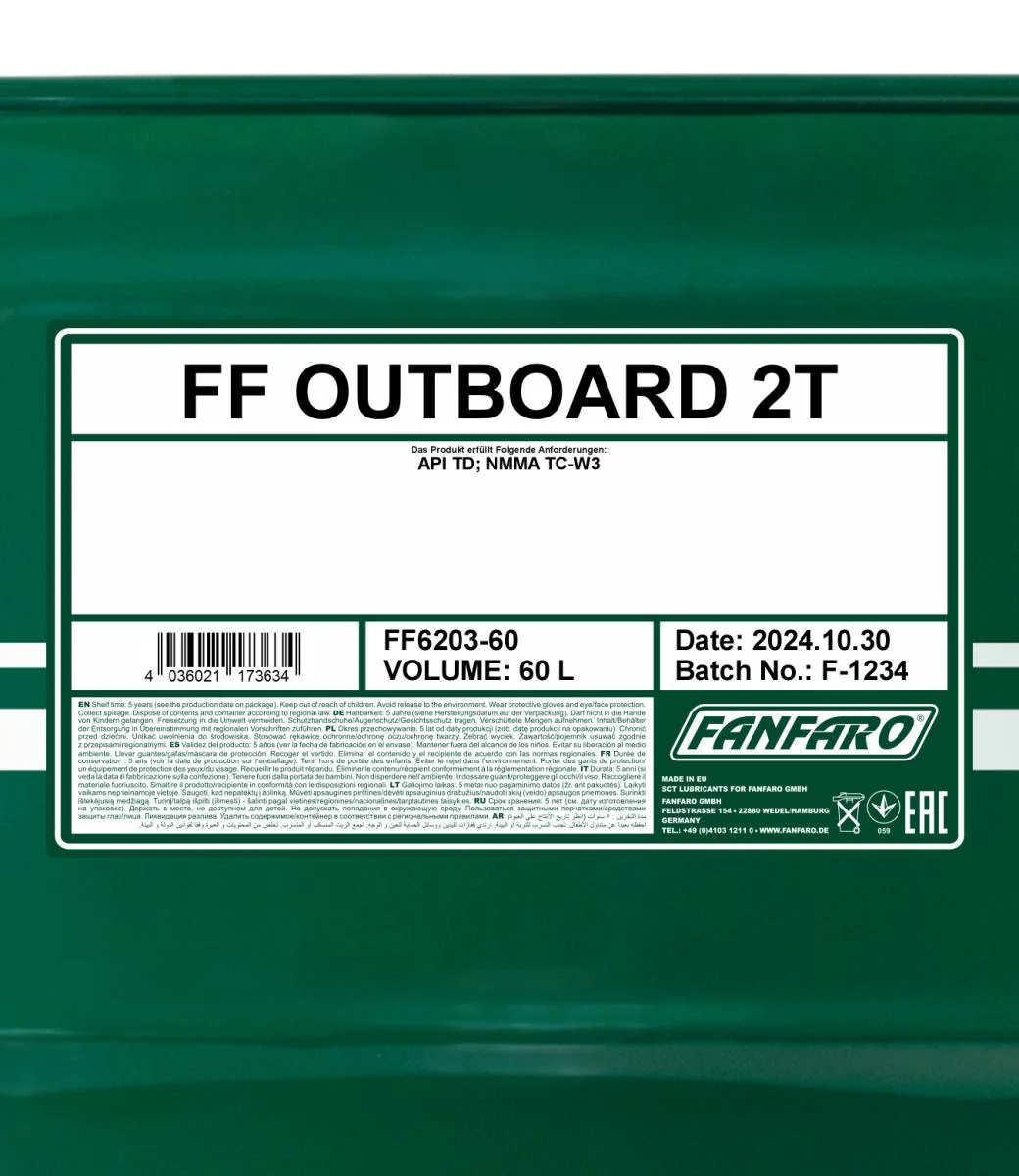 FANFARO - FF620360 - Outboard 2T 60L