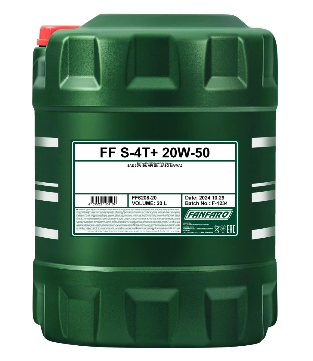 FANFARO - FF620820 - S-4T+ SAE 20W-50 20L